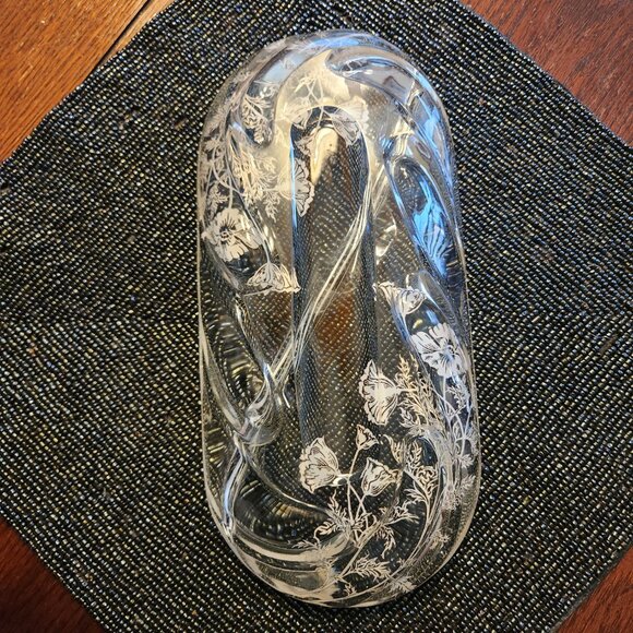 Vintage Silver City Silver Overlay Divided Relish Dish - Picture 3 of 7